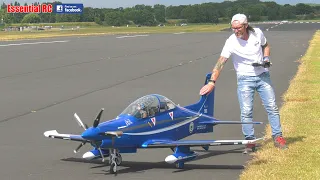 GIVES IT THE BEANS ! RC Pilatus PC-21 Turboprop Trainer | Marc Leavesley | LMA Cosford 2022