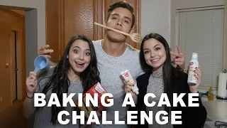 BAKING A CAKE CHALLENGE - Merrell Twins (feat. Gabriel Conte)