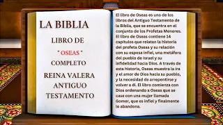 ORIGINAL: LA BIBLIA LIBRO DE " OSEAS " COMPLETO REINA VALERA ANTIGUO TESTAMENTO