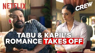 Tabu's Hilarious Air Hostess Act with Kapil Sharma | Crew | Kareena Kapoor Khan, Kriti Sanon