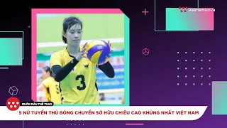 5 nữ tuyển thủ bóng chuyền sở hữu chiều cao khủng nhất Việt Nam | Nhịp đập thể thao