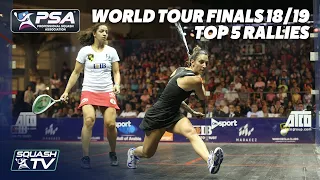 Squash: World Tour Finals 2018/19 - Top 5 Rallies