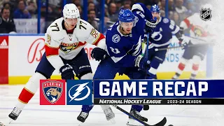 Panthers @ Lightning 12/27 | NHL Highlights 2023