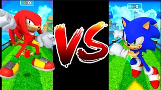 Sonic vs Knuckles  Boss Battle: Sonic dash endless running 💥