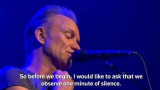 Sting performs at Paris' Bataclan music hall