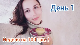 Живу неделю на 100 грн.ДЕНЬ 1 + Субботний влог 20.04.19