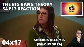 THE BIG BANG THEORY S4 E17 THE TOAST DERIVATION REACTION 4x17 SHELDON BECOMES JEALOUS OF RAJ