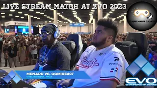 Mena RD vs. OG Mike 407 at EVO 2023 Street Fighter 6 pool tournament