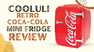 Cooluli Retro Coca-Cola Mini Fridge for Bedroom
