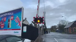 *6 MISUSES* Antrim Station Level Crossing (Antrim) Monday 30-11-2020