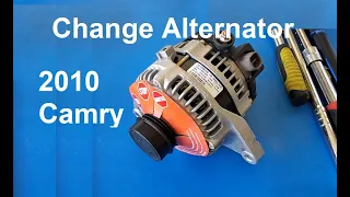 How to Change the Alternator in a 2006 - 2010 Toyota Camry