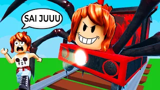 VIREI O CHOO CHOO CHARLES no ROBLOX (Choo Charles Morphs)