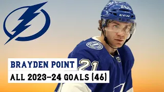 Brayden Point (#21) All 46 Goals of the 2023-24 NHL Season