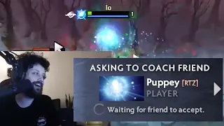 Coaching Puppey to play Dota