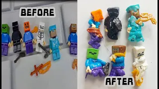 How Plastic Lego Minecraft Melt in Heat