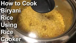 How to Cook Biryani Rice using Rice Cooker (Filipino Style)