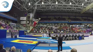 Aleksandr ODINTSOV (RUS) - 2016 Double Mini-Trampoline Europeans, silver medallist