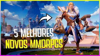 TOP 5 MELHORES NOVOS MMORPGs TOTALMENTE GRATUITO QUE EU TESTEI EM 2023!!