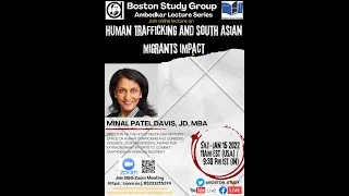 Ambedkar Lecture Series: Human Trafficking & South Asian Migrants Impact
