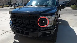 2018-2020 F-150 LED Light Install In Raptor Grill