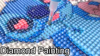 [ Diamond Painting ] Disney lilo and stitch /Crystal DIY  , Diamond Art