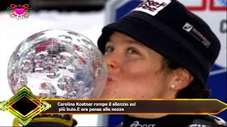 Carolina Kostner rompe il silenzio sul  più buio.E ora pensa alle nozze