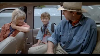 Jurassic Park - the kids + car scene