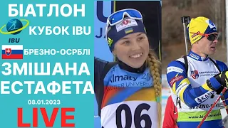 БІАТЛОН. Змішана естафета. Кубок IBU. Аудіотрансляція + SIWIDATA. 08.01 11:30.