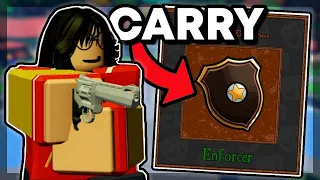 The Enforcer Experience In Bloxston Mystery