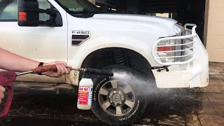 Dirty Truck Turns White with Hotsy Pressure Washer