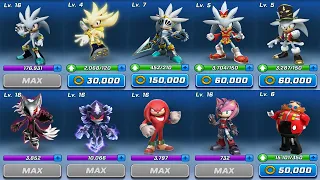 Sonic Forces Mobile - All Silver Characters vs All Challenger Characters - Sir Galahad, Lego Eggman