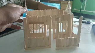 Membuat Miniatur Rumah adat