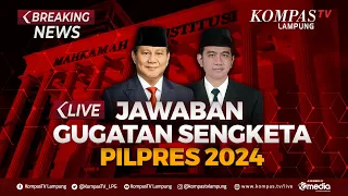 BREAKING NEWS - Sidang Sengketa Pilpres 2024 | Prabowo-Gibran Jawab Gugatan Anies-Ganjar