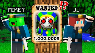 Why Mikey Pomni is WANTED? JJ and MIKEY BECAME Policeman - in Minecraft Maizen