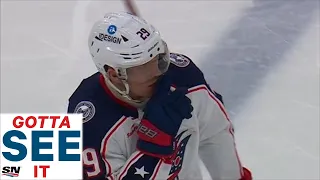 GOTTA SEE IT: Blue Jackets' Patrik Laine Scores First Goal Against Former Team