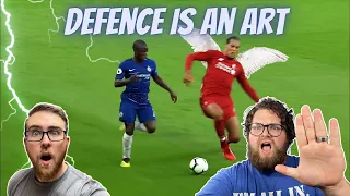 AMERICAN Reacts to Defense is an Art with @lukessportsacademy