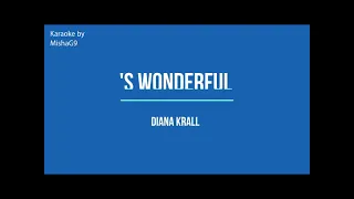 's wonderful - Diana Krall - KARAOKE Bossa