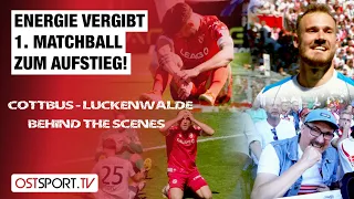 OSTSPORT.TV hautnah! Energie vergibt 1. Aufstiegs-Matchball  | Regionalliga Nordost