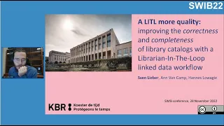 A LITL more quality: improving library catalogs with a librarian-in-the-loop linked data workflow