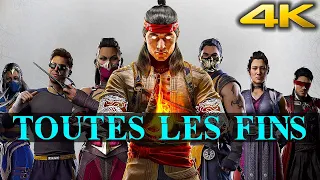 MORTAL KOMBAT 1 - TOUTES LES FINS DES PERSONNAGES (Tours mode Arcade)