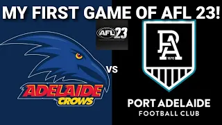 MY FIRST GAME OF AFL 23!!! (FULL GAME)