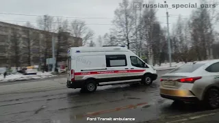 RUSSIAN AMBULANCE | Ford Transit with siren wail