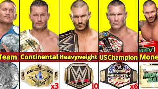 List Of Randy Orton WWE All Championship Wins