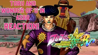 Reacting to Wonder Of U & Toru in JoJo's Bizarre Adventure ASBR