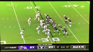 RAIDERS GAME WINNING TD IN OVERTIME