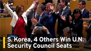 South Korea, 4 Others Win U.N. Security Council Seats | TaiwanPlus News