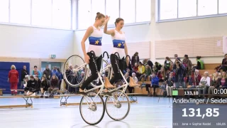 Lea Andexlinger & Pia Seidel - Bayerische Juniorenmeisterschaft 2017 in Oberschleißheim | Kunstrad