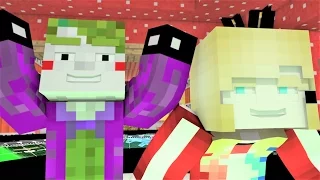 MINECRAFT SONG! Spiderman, Psycho Girl, LSF VS Harley Quinn & The Joker! Spiderman Song, Marvel & DC