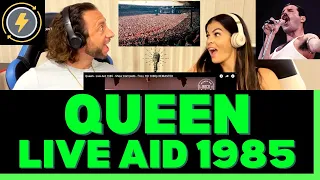 First Time Hearing Queen - Live Aid 1985 Reaction - DEFINITELY ONE OF THE BEST PERFORMANCES EVER!