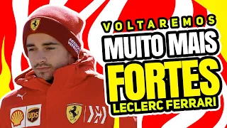 Leclerc se desculpa por GP de IMOLA e promete que FERRARI voltará mais AGRESSIVA no próximo GP #f1